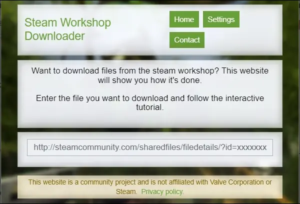 workshop downloader 사이트